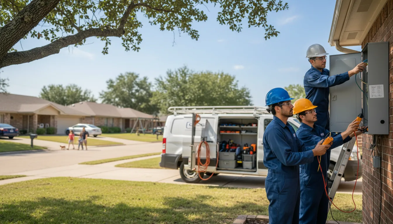 Certified electrician providing emergency electrical services in Pink Hill, NC